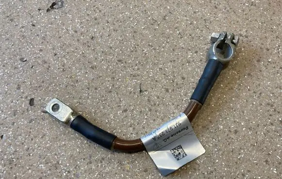 Porsche Taycan 9J1 Negative earth cable (battery) 9J11971237A