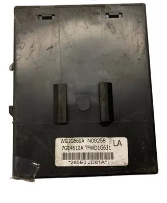 Nissan Qashqai Immobilizer control unit/module WG1G660A N09258 7GE4510A