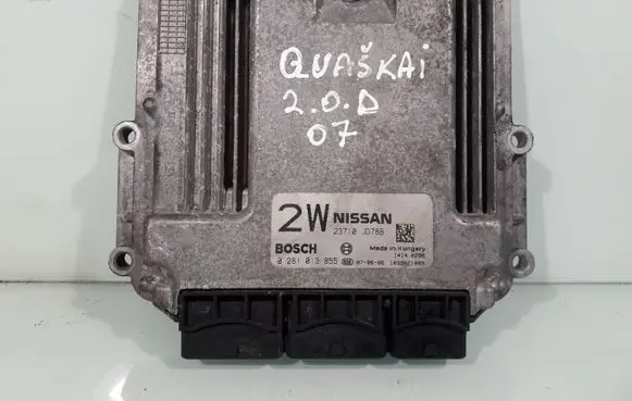 Nissan Qashqai Engine control unit/module 0281013855 23710JD78B