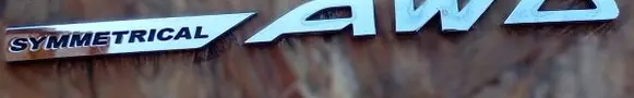 Subaru Outback Rear loading door model letters