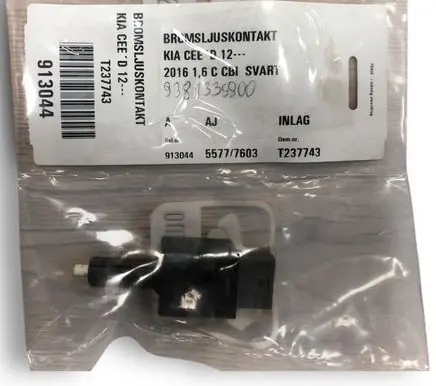 KIA Ceed Brake pedal sensor switch 936813S800