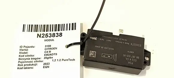 Citroen C4 X Central body control module 9838793580