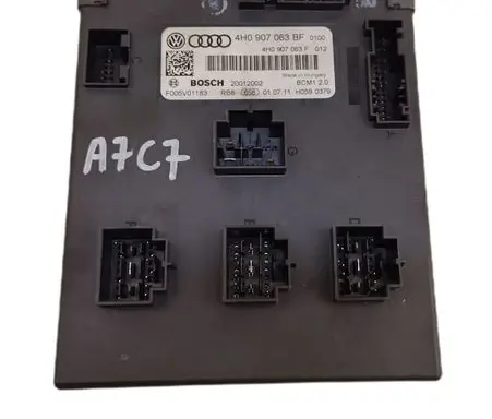 Audi A7 S7 4G Central body control module 4H0907063BF