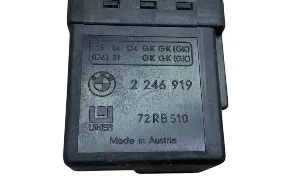 BMW 5 E39 Glow plug pre-heat relay 2246919 72RB510