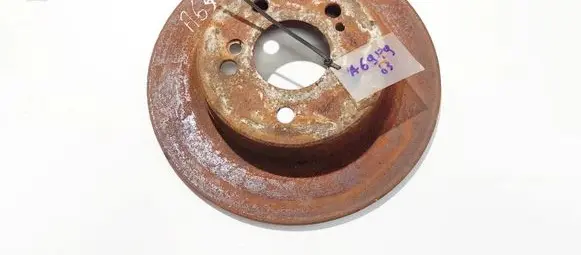 Mercedes-Benz E W210 Rear brake disc neventiliuojamas