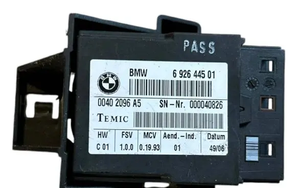 BMW 5 E60 E61 Seat control module 6926445 00402096A5