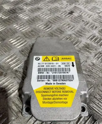 BMW 5 E60 E61 Airbag control unit/module 9172019 31917201901K 220443136