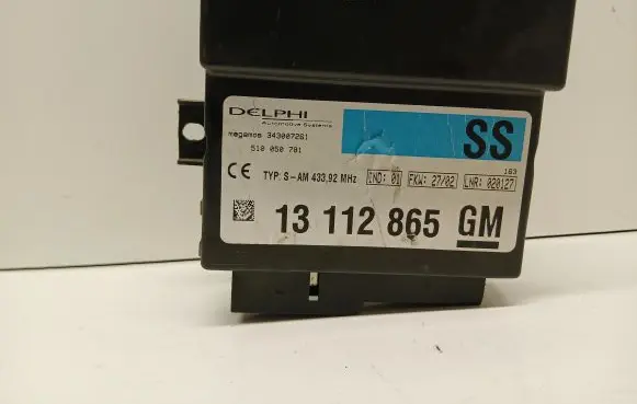 Opel Zafira A Other control units/modules 13112865