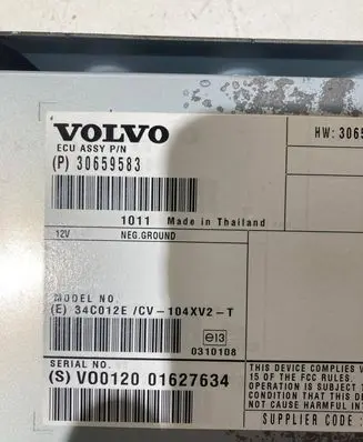 Volvo S60 Sound amplifier 30659583