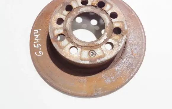 Volkswagen Scirocco Rear brake disc neventiliuojamas