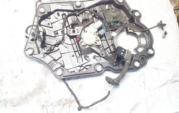Sliding door window regulator with motor
