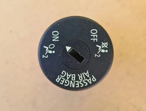 BMW 5 F10 F11 Passenger airbag on/off switch 61319196886 6131919688606