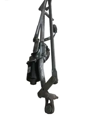 Front wiper linkage and motor