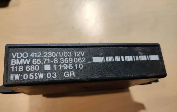 BMW 5 E39 Cruise control unit/module 65718369062