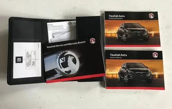 Opel Astra J Owners service history hand book 