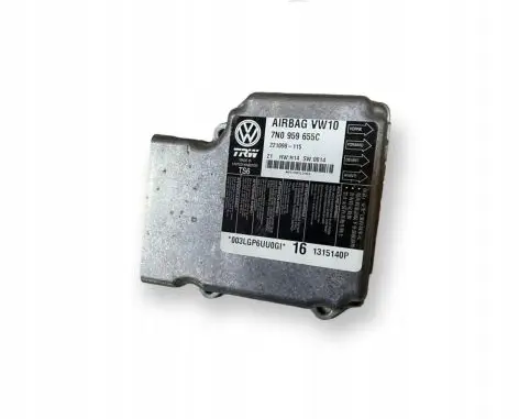Volkswagen Sharan Airbag control unit/module 7N0959655C