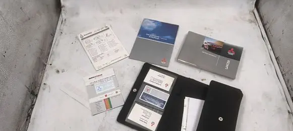 Mitsubishi Lancer X Owners service history hand book 