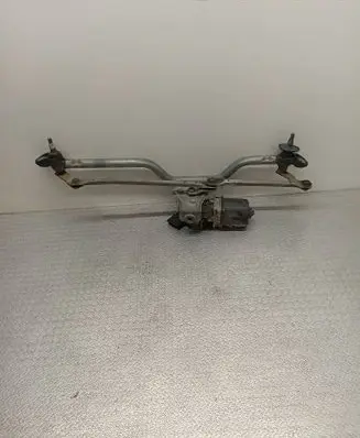 Front wiper linkage and motor