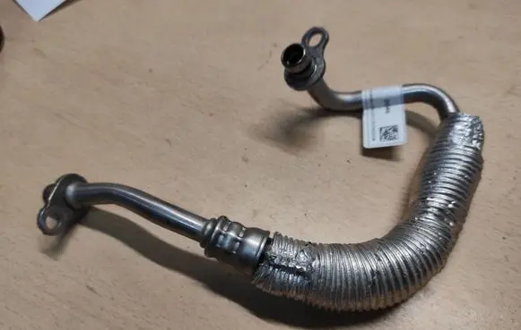 BMW 2 F45 Turbo turbocharger oiling pipe/hose 7536061 7617536061