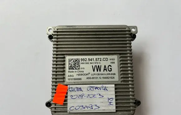 Skoda Octavia Mk4 Headlight ballast module Xenon 992941572CD C03493