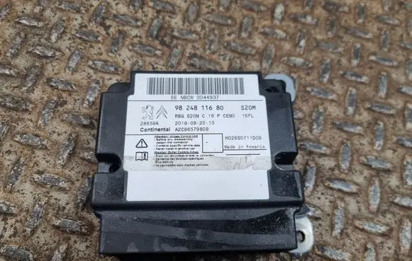 Opel Grandland X Airbag control unit/module 9824811680
