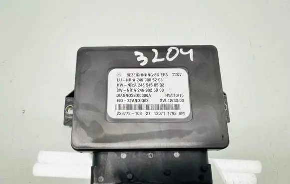 Mercedes-Benz CLA C117 X117 W117 Hand brake control module A2469005203 A2465450532