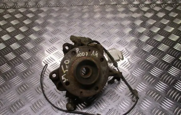 Peugeot 1007 Front wheel hub spindle knuckle