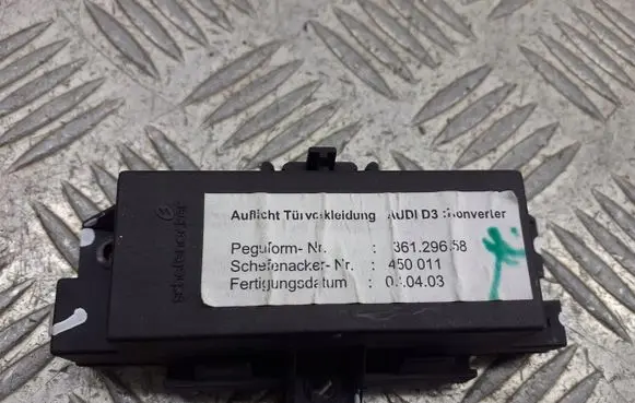 Audi A8 S8 D3 4E Cruise control relay 361.296.58