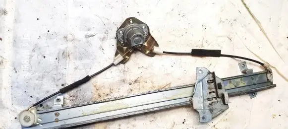 Sliding door window regulator with motor