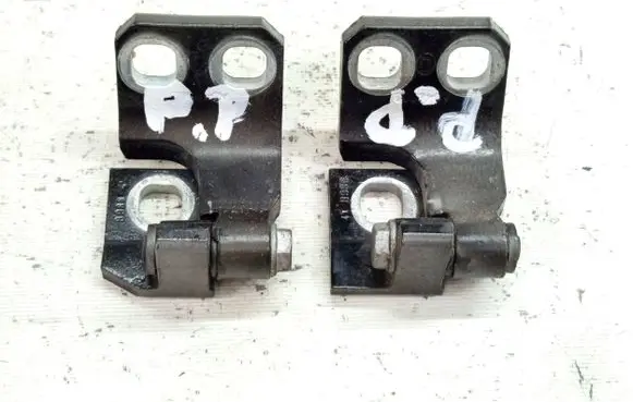 Front door hinge set