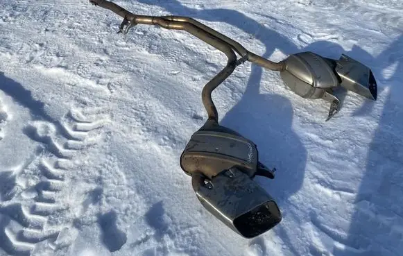 Porsche Macan (95B) Muffler/silencer 95B253612