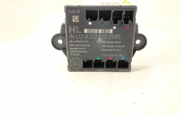 Mercedes-Benz E W212 Door control unit/module DALISID2589 A2128203985 2128203985