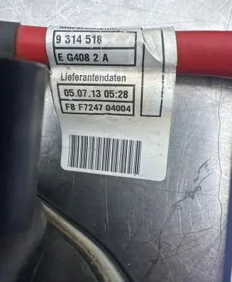 BMW 5 F10 F11 Battery relay fuse 9314518