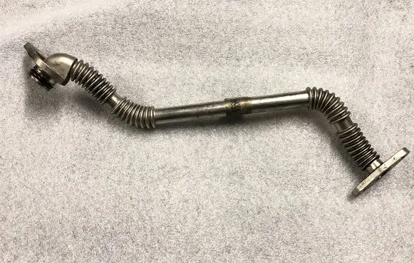 Opel Astra J Turbo turbocharger oiling pipe/hose 55566148