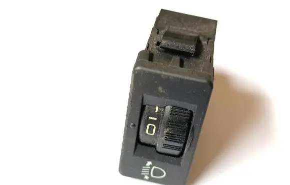 Citroen C3 Headlight level height control switch 96366692