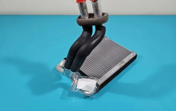 Interior heater climate box assembly