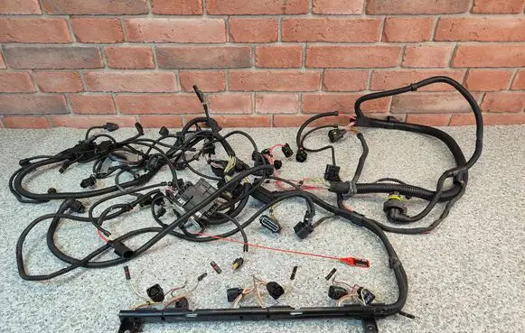 Engine installation wiring loom