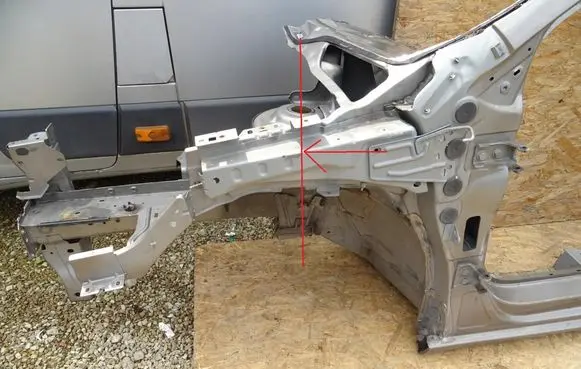 Citroen C4 Grand Picasso Front side member 