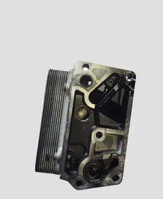 Volkswagen Touareg I Oil filter mounting bracket 070115389E