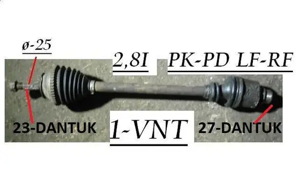 Renault Espace II Front driveshaft 28LGSLQ25