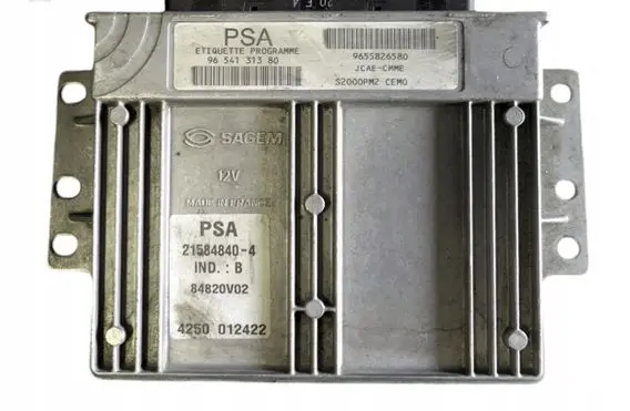 Peugeot 407 Engine control unit/module 9655826580