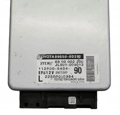 Toyota Yaris Power steering control unit/module 896500D292 1129005404