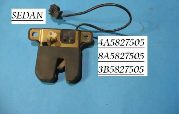 Audi A3 S3 8L Tailgate/trunk/boot lock/catch/latch 4A5827505 8A5827505
