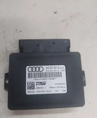 Audi A7 S7 4G Hand brake control module 4H0907801E 4H0907801A 01HWA06T