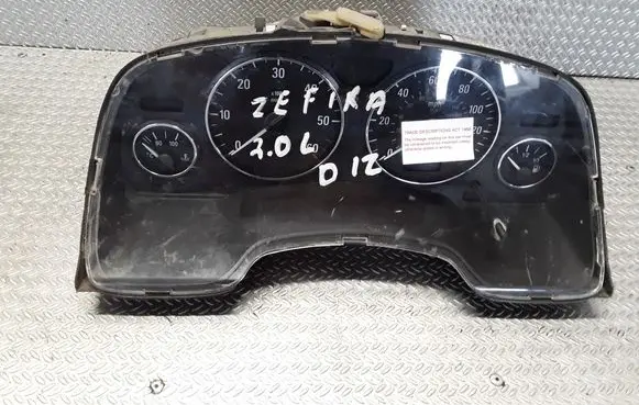 Opel Zafira A Speedometer (instrument cluster) 24461771JY