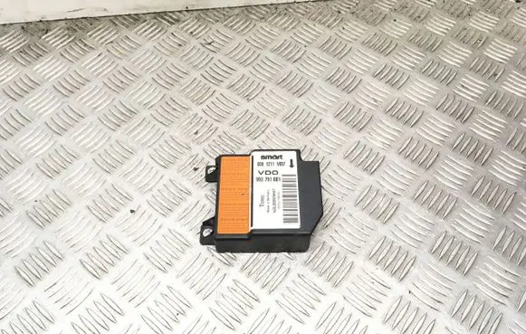 Smart ForTwo I Airbag control unit/module 993791001 0001211V007 C3T9L13B0A5