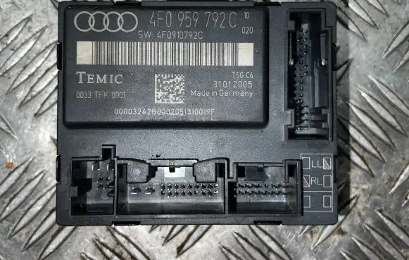 Audi A6 S6 C6 4F Door control unit/module 4F0959792C 4F0910792C 0033TFK0001