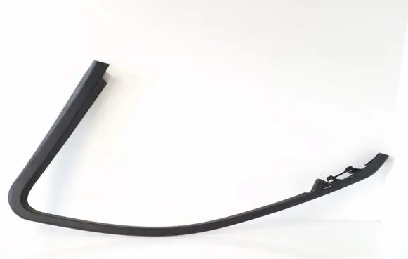Front door glass trim molding