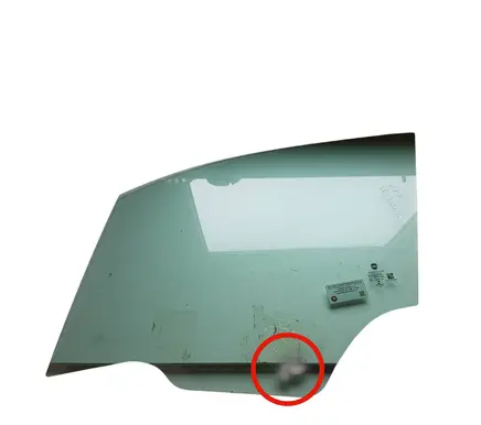Front door window glass four-door