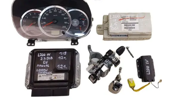 Mitsubishi L200 Engine ECU kit and lock set 1860B701 8100B685